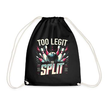 Bowling Bowler Pin Ball Bowling Ball - Sac de sport léger - noir - Devant