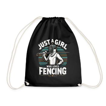 Escrimeur - Sac de sport léger - noir - Devant