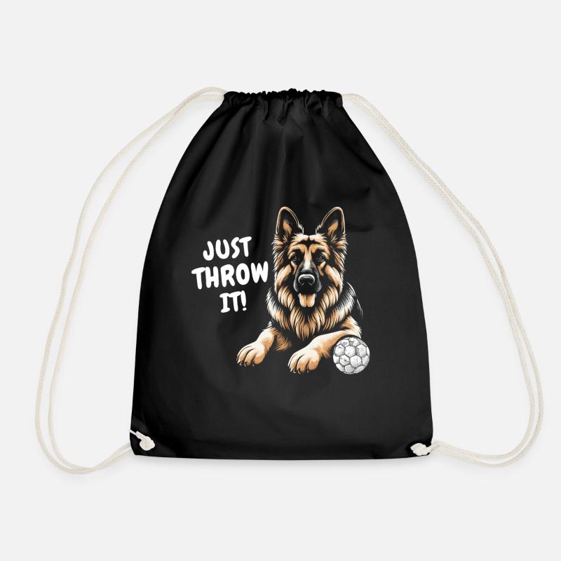 Deutscher Schäferhund Hund Malinois - Turnbeutel - Schwarz