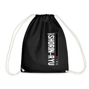 Karate Shorin Ryu Kanji Kampfkunst Japan - Turnbeutel - Schwarz - Vorne