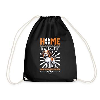 Home - Braque Saint-Germain - Drawstring Bag - black - Front