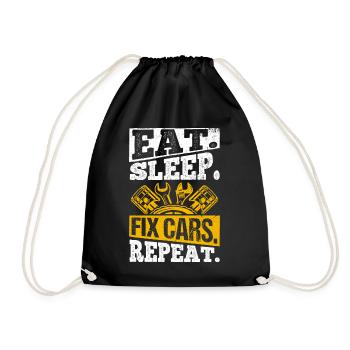 Tuning Amoureux De Voiture Réparation De Voitures Mécanicien D - Sac de sport léger - noir - Devant
