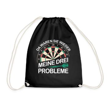 Fléchettes Fléchettes Joueur de fléchettes Fléchettes Sport - Sac de sport léger - noir - Devant
