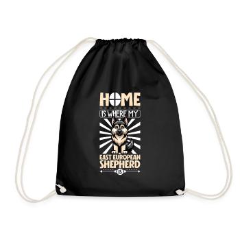 Home - Eastern European Shepherd - Drawstring Bag - black - Front