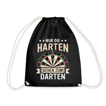 Dart Darts Dart Player Dart Sport - Drawstring Bag - black - Front