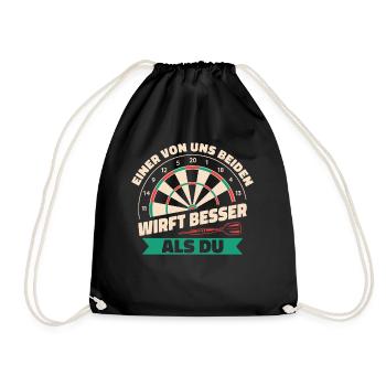 Fléchettes Fléchettes Joueur de fléchettes Fléchettes Sport - Sac de sport léger - noir - Devant