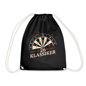 Darts Darts Darts Players Darts - Drawstring Bag - black - Front