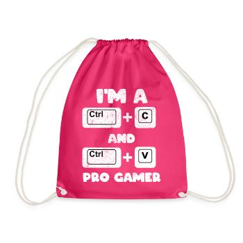 Lustiger Programmierer Web-Entwickler - Turnbeutel - Fuchsia - Vorne