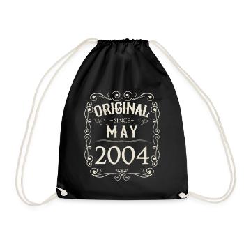 Vintage - Original depuis l'anniversaire de mai 2004 - Sac de sport léger - noir - Devant