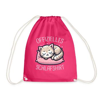 Cat, Kitten, Tomcat, Animal, Cats - Drawstring Bag - fuchsia - Front