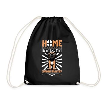 Home - Mastín Español - Drawstring Bag - black - Front