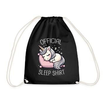 Licorne Licornes Conte de fées Magique - Sac de sport léger - noir - Devant