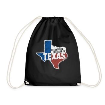 Texas State Texans Texas - Drawstring Bag - black - Front