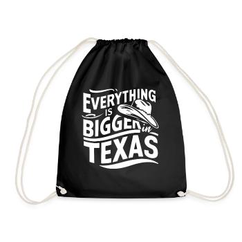 Texas State Texans Texas - Drawstring Bag - black - Front