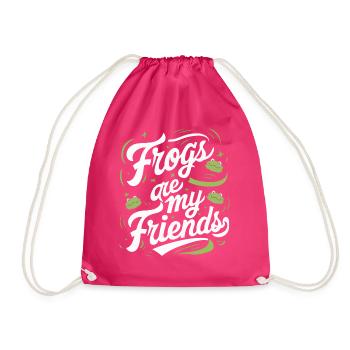 Crapaud grenouille - Sac de sport léger - fuchsia - Devant