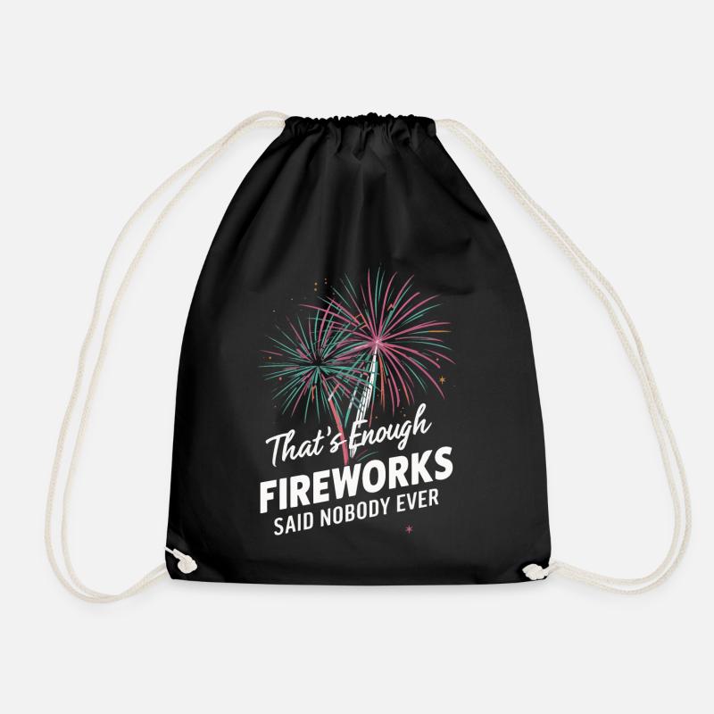 Pyrotechniker Feuerwerk Pyrotechnik - Turnbeutel - Schwarz