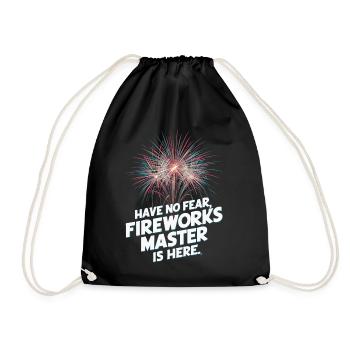 Pyrotechnicien Pyrotechnie des feux d’artifice - Sac de sport léger - noir - Devant