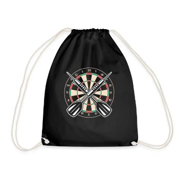 Fléchettes Fléchettes Joueur de fléchettes Fléchettes Sport - Sac de sport léger - noir - Devant