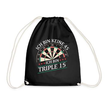 Birthday Gift 45 Years Birthday Child - Drawstring Bag - black - Front