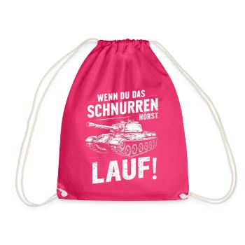 Tanks Main Battle Tanks Tank Tanks Tank Drivers - Drawstring Bag - fuchsia - Front