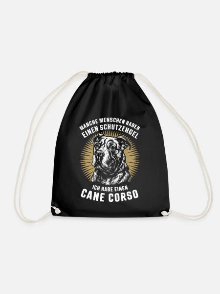 Hunde Cane Corso Italiano Hund - Turnbeutel - Schwarz