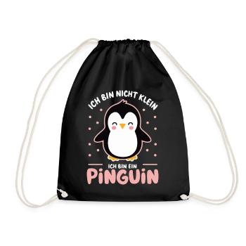 Penguin Little Penguins Emperor Penguin - Drawstring Bag - black - Front