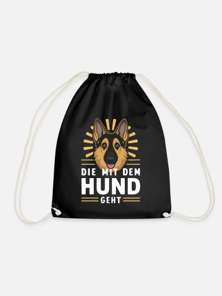Deutscher Schäferhund Hund Malinois Hunde - Turnbeutel - Schwarz