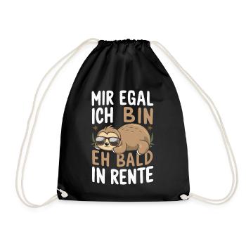Pension de pensionné Pension de retraite - Sac de sport léger - noir - Devant