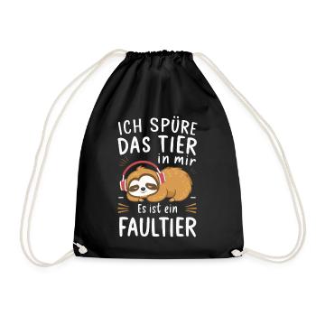 Sloth, Sloths, Animal, Sleeping, Lazy - Drawstring Bag - black - Front