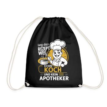 Cook Chef - Drawstring Bag - black - Front