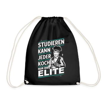 Cook Chef - Drawstring Bag - black - Front