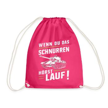 Tanks Main Battle Tanks Tank Tanks Tank Drivers - Drawstring Bag - fuchsia - Front