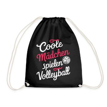 Volley-ball Volley-ball de plage Joueurs de volley-ball sportifs - Sac de sport léger - noir - Devant