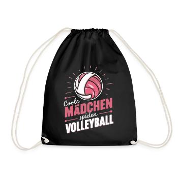 Volley-ball Volley-ball de plage Joueurs de volley-ball sportifs - Sac de sport léger - noir - Devant