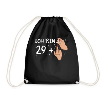 Birthday gift 30 years birthday boy - Drawstring Bag - black - Front