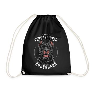 Chiens Cane Corso Italiano Chien - Sac de sport léger - noir - Devant