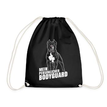 Hunde Cane Corso Italiano Hund - Turnbeutel - Schwarz - Vorne