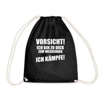 Funny Funny Funny Saying Funny Clothing - Drawstring Bag - black - Front