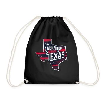 Texas State Texans Texas - Drawstring Bag - black - Front