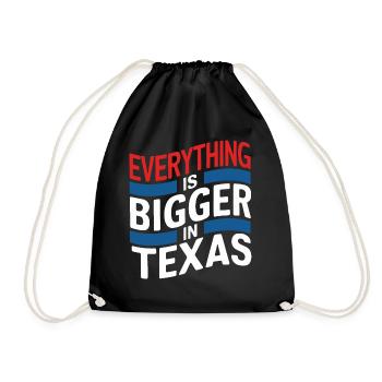 Texas State Texans Texas - Drawstring Bag - black - Front