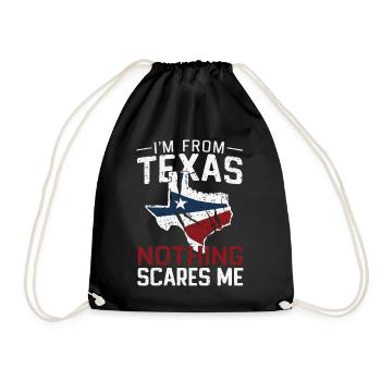 Texas State Texans Texas - Drawstring Bag - black - Front