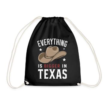 Texas State Texans Texas - Drawstring Bag - black - Front