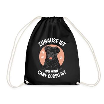 Chiens Cane Corso Italiano Chien - Sac de sport léger - noir - Devant