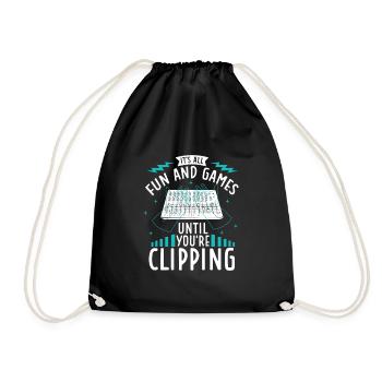 Clipping - Sound Engineer - Turnbeutel - Schwarz - Vorne