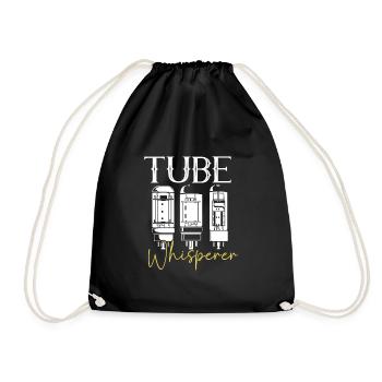 Tube Whisperer - Vacuum Tubes - Drawstring Bag - black - Front