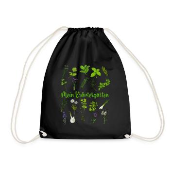 My Herb Garden - Herbs - Drawstring Bag - black - Front