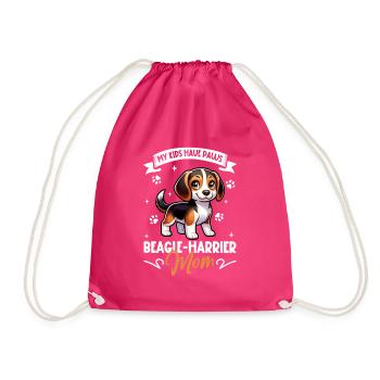 Maman Beagle Harrier - Sac de sport léger - fuchsia - Devant