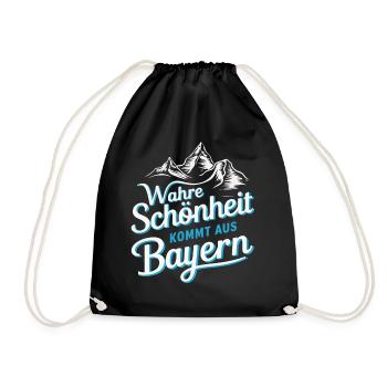 Free State of Bavaria Bavarian - Drawstring Bag - black - Front