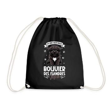 Bouvier des Flandres Mama - Sac de sport léger - noir - Devant