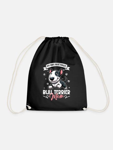 Bullterrier Mama - Turnbeutel - Schwarz
